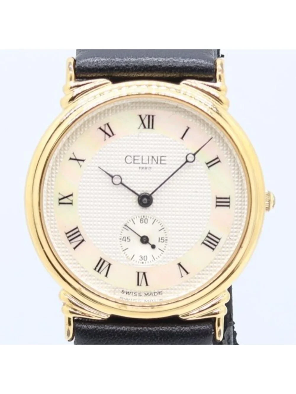 Celine Running Quartz White Shell Dial Watch 7 Ant